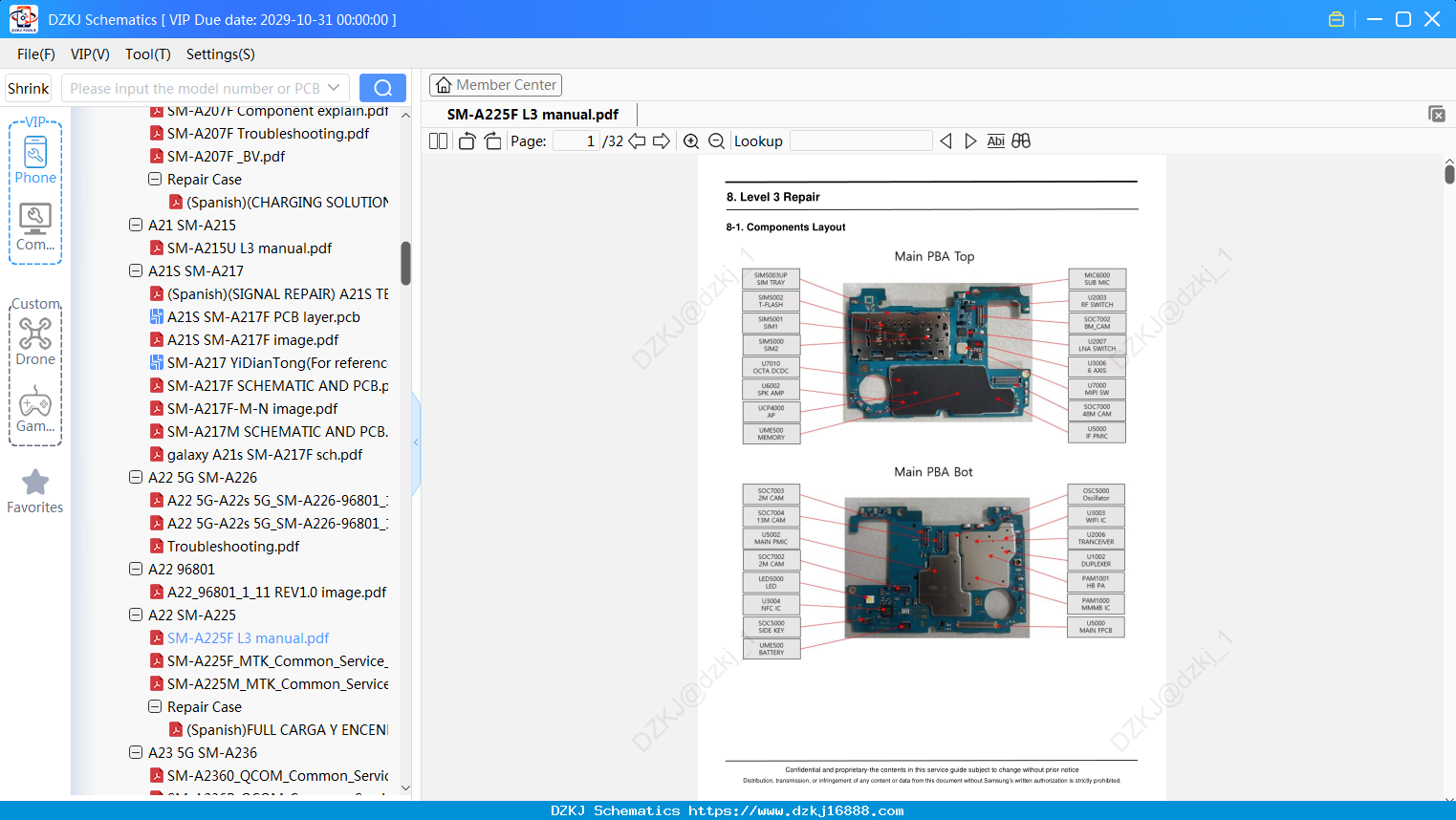 Samsung SM-A225F L3 Manual